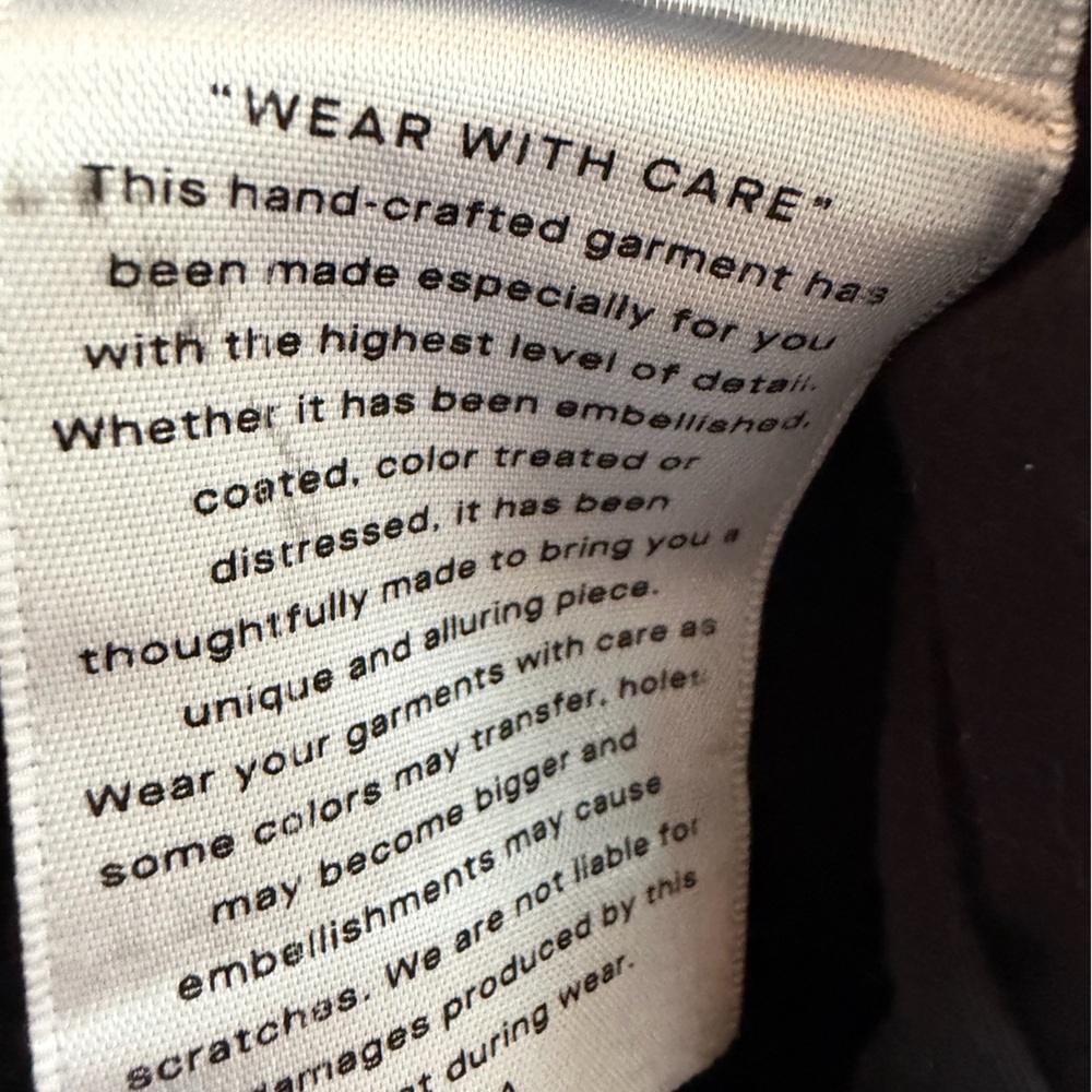 Good American Good Straight Coated Black Jeans Size 12 (Waist 31) (leather look) - Picture 14 of 14